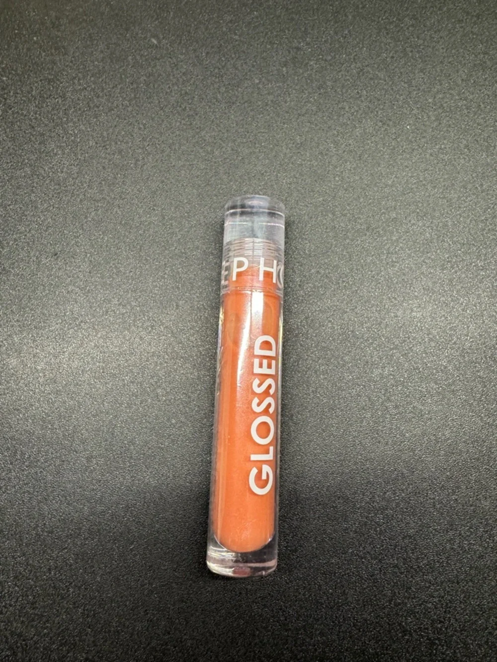 Sephora Collection Lip Gloss “Confident” Shade 35 Shimmer Nude Peach Full Size